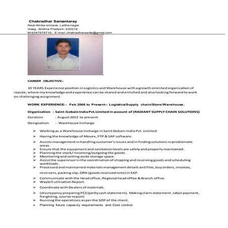 chakradhar cv.