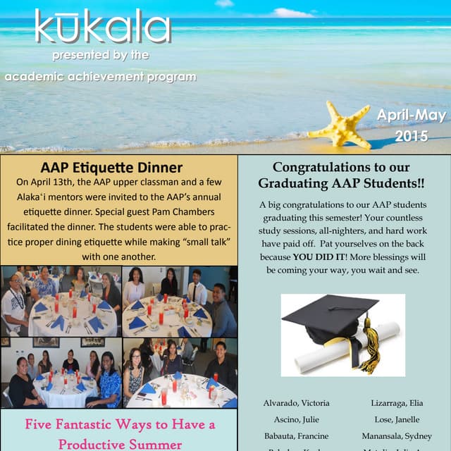 AAP Maypril Newsletter | PDF