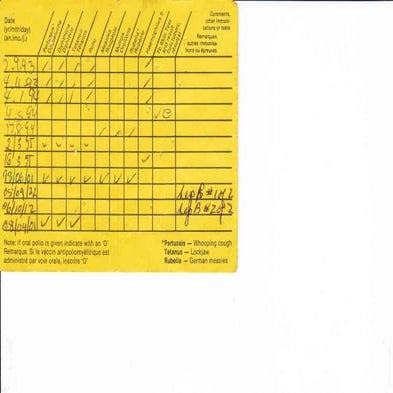 Immunization record | PDF