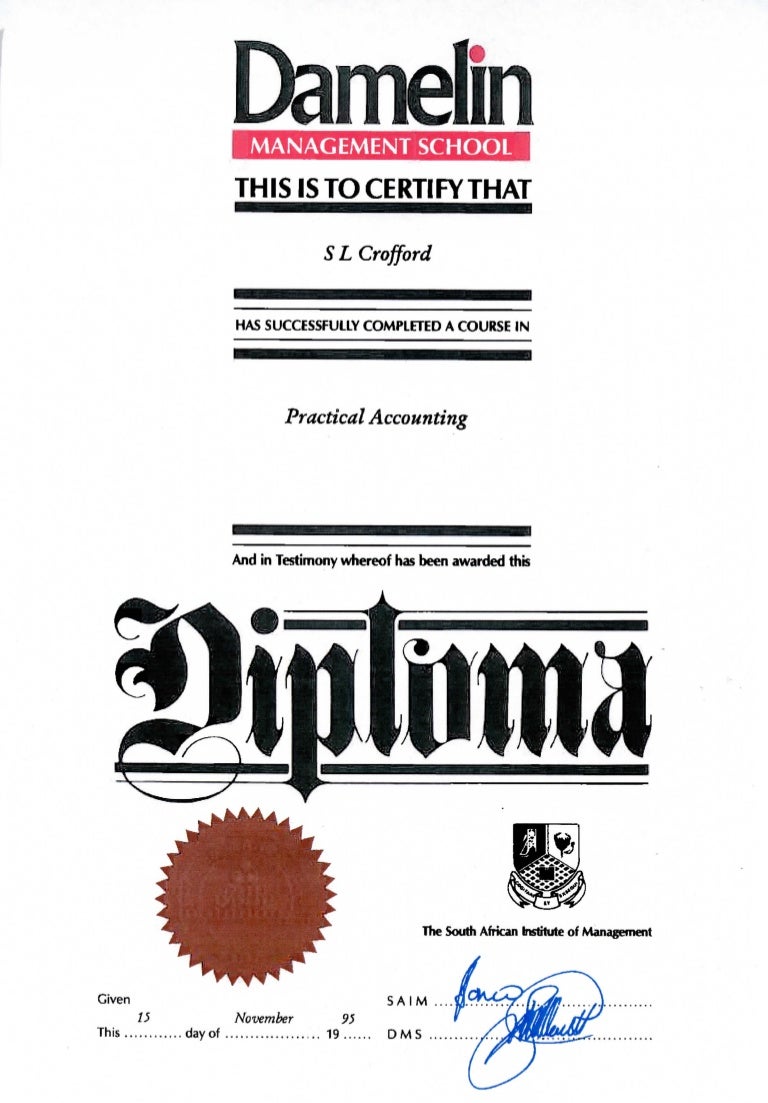 damelin-certificate