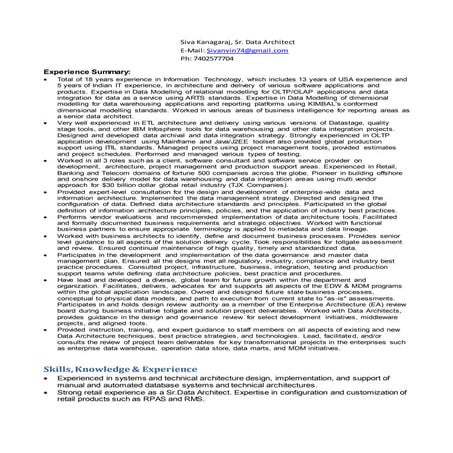 Siva Kanagaraj Resume