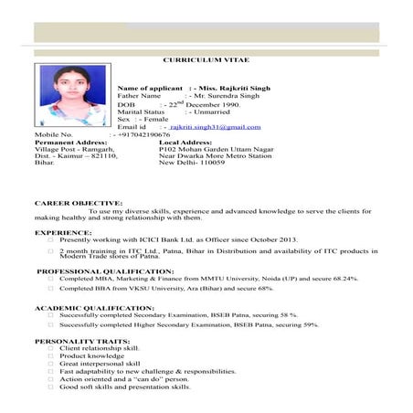 Rk Resume | RTF