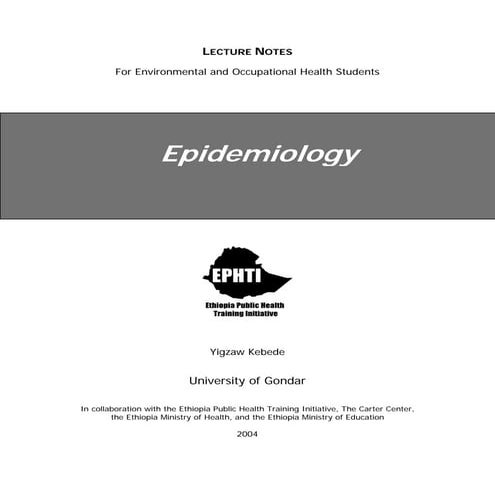Epidemiology