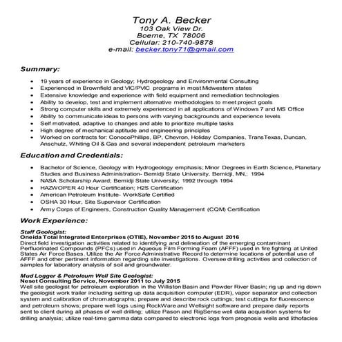 2016 resume