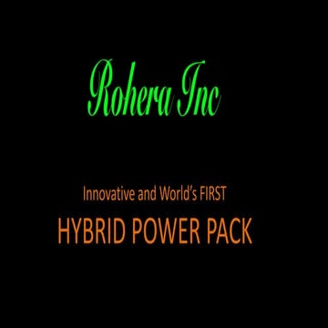 Hybrid Power Pack-Presentation