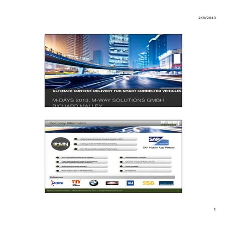 Ultimate Content Delivery for Smart Connected Vehicles