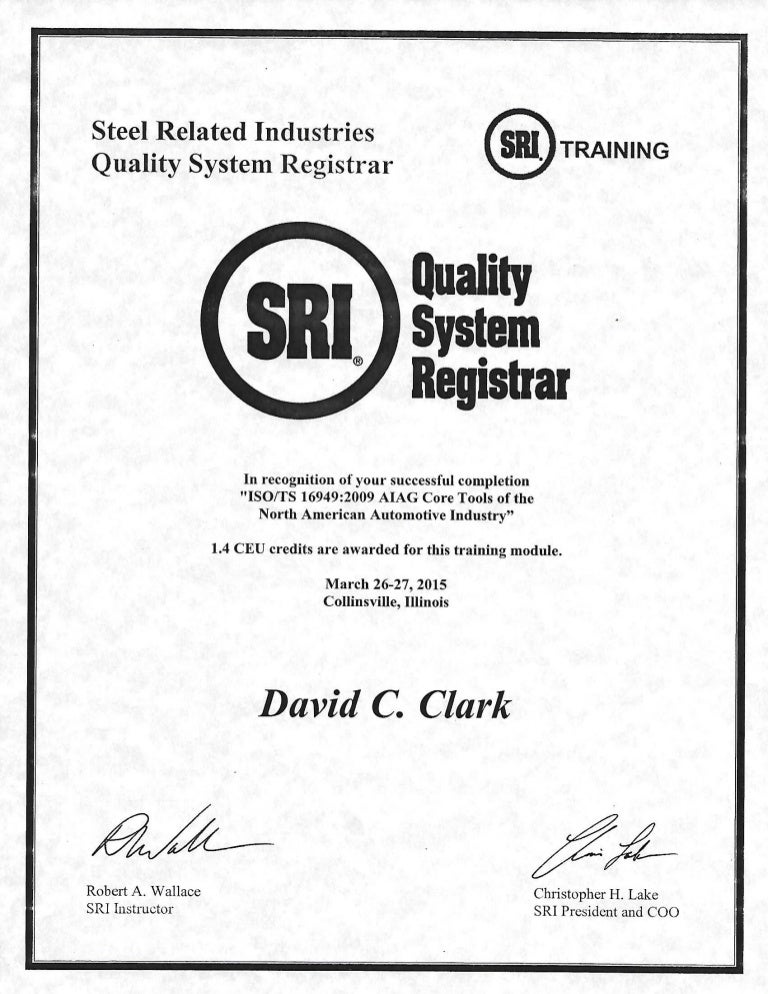 16949 AIAG Core Tools