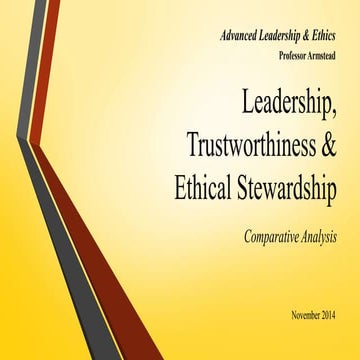Ethical Leadership