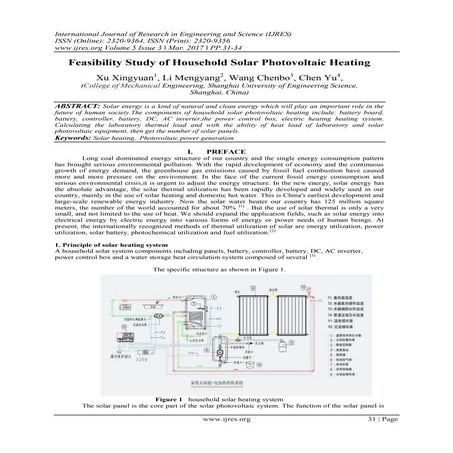 Design Calculations for Solar Water Heating System | PDF