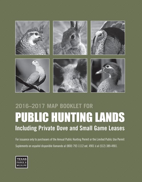TX Public Hunting Lands Booklet - F5391f2e 0ea1 4032 Ae76 Bcc256681bec 160903225458 Thumbnail