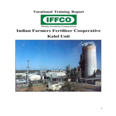 Training Report of IFFCO KALOL_Daxit Akbari