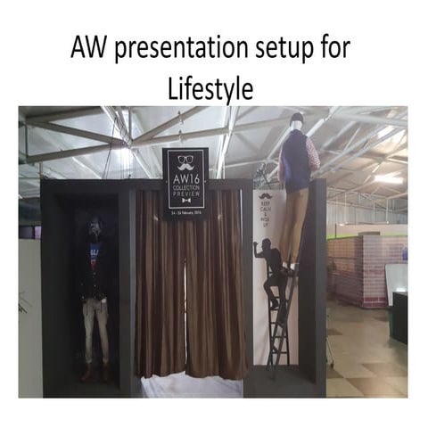 AW presentation setup for Lifestyle