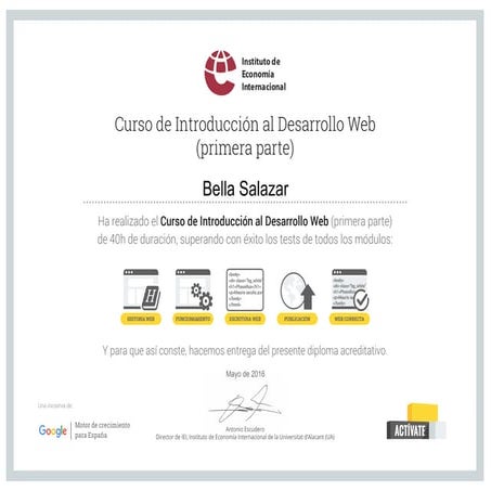 certificado