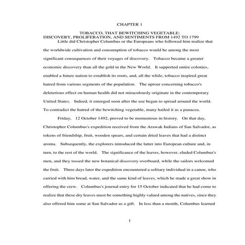 The Filthy Weed_Antitobacco Sentiments 1800-1870