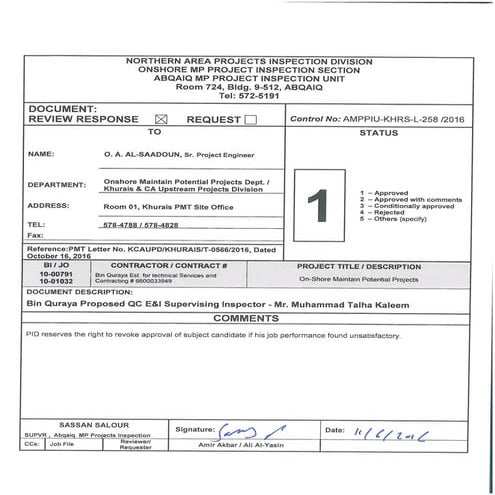 AMPPIU-KHRS-L-258-16 QC E&I Supervisor