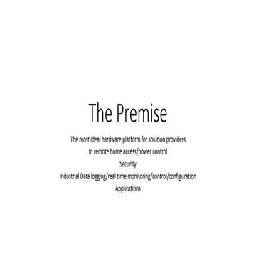 The Premise Platform