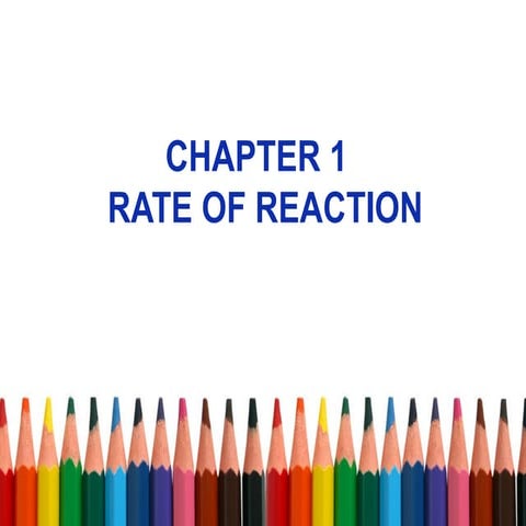 SPM F5 Chapter 1 Rate of Reaction 