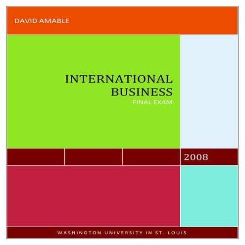 Globalization- My views from 2008