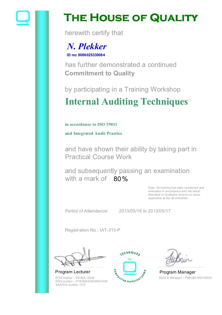 Firm’S Auditing Certificates _ Our certificates explained – TFLMXN