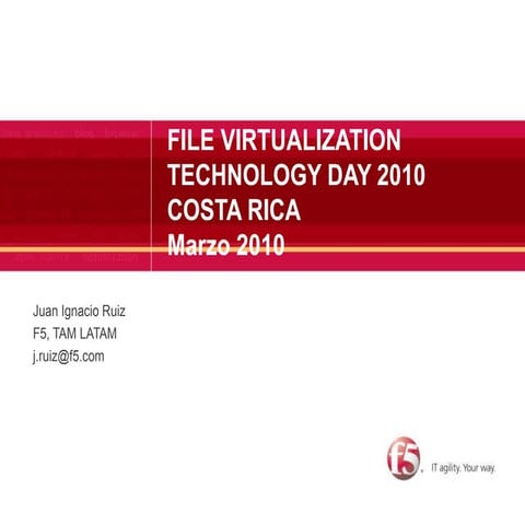 Virtualización de Archivos - F5 Networks