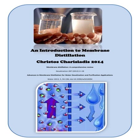 An Introduction to Membrane Distillation