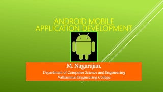 Mobile Application Development Using Java | PPT
