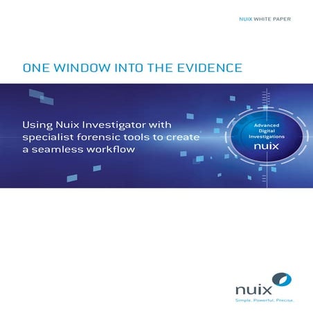 White Paper - One Window - Non-US Version