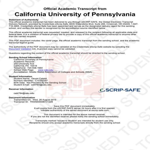 Cal U completed-transcript
