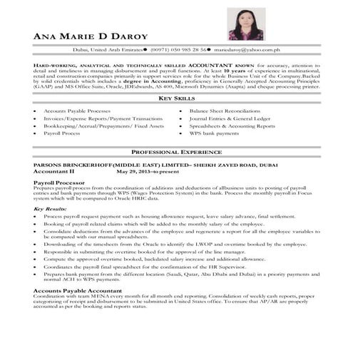 Ana Marie Daroy CV_Updated