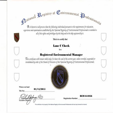 REM cert | PDF