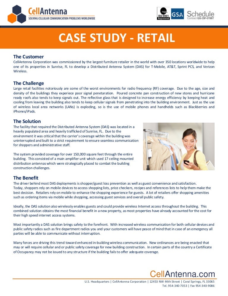 retail consulting case study