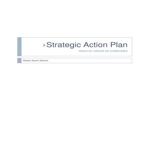 Strategic Action Plan