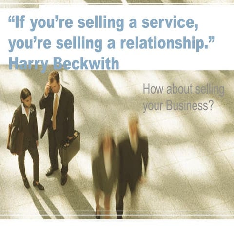 Selling your business