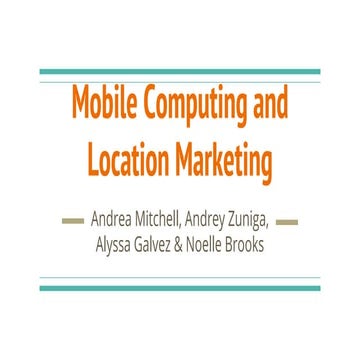 Social media mobile computing