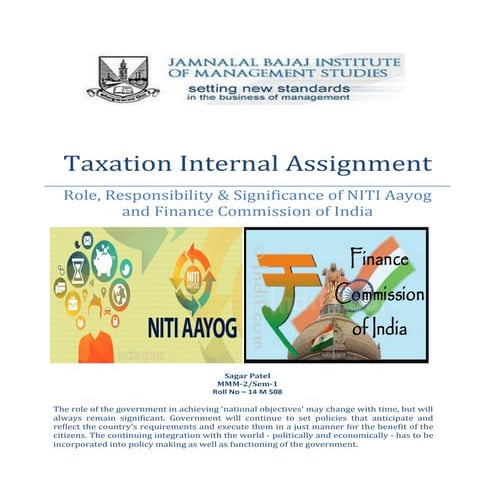 Taxation Assignment