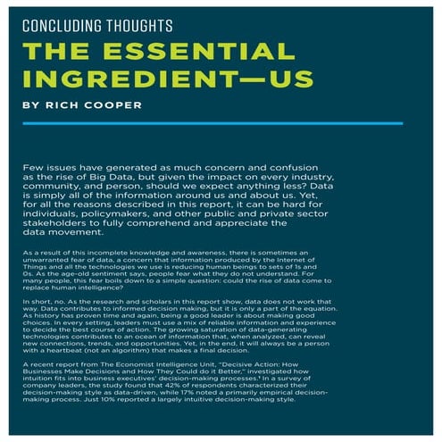 The Essential Data Ingredient