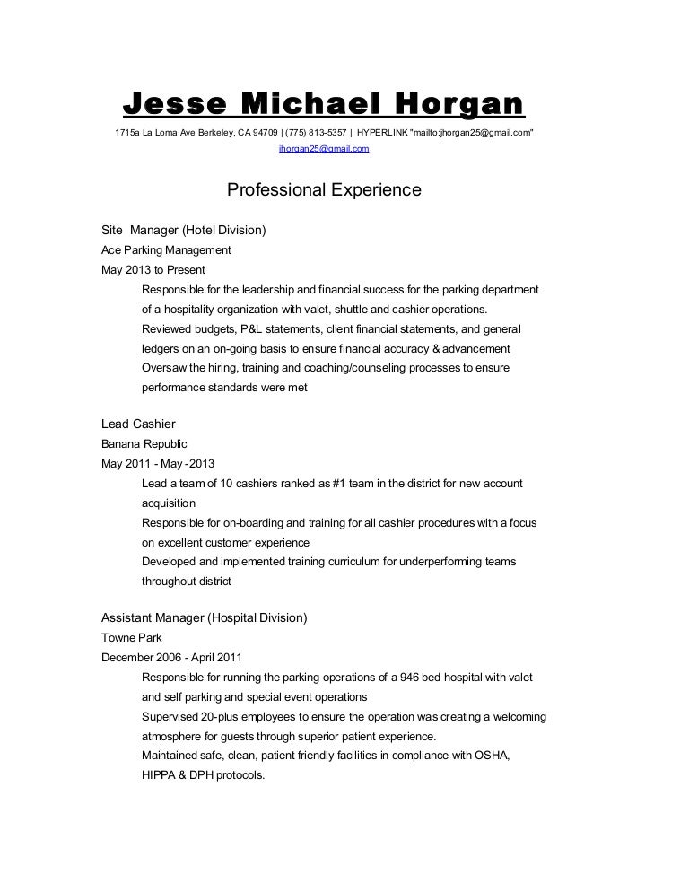 jesse horgan resume 2015 what goes in a resume cover letter