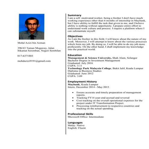 RESUME | PDF