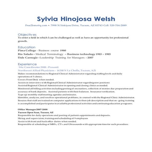 CV - 04262016 | PDF
