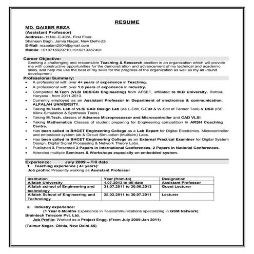 qaiser updated resume