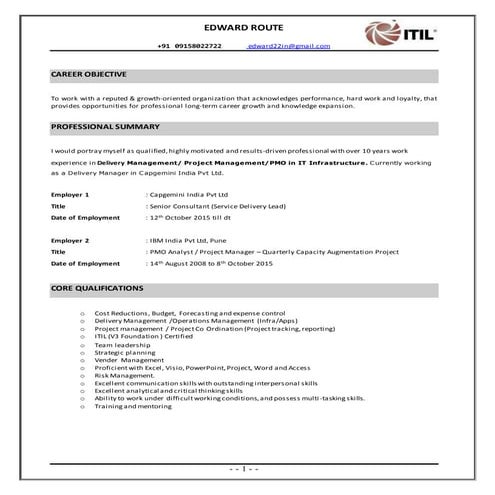 Edward Resume Capgemini