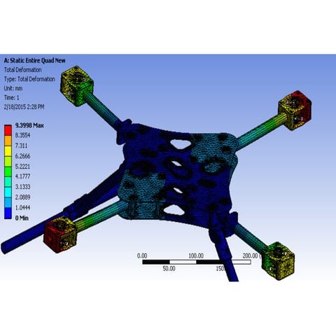 Quad-Rotor Stress Analysis WIP | PDF