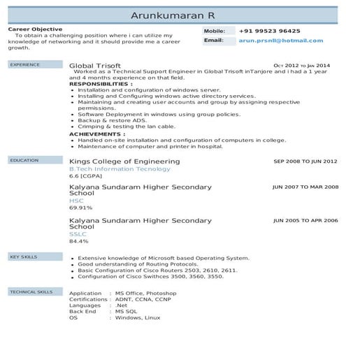 CV Update | PDF