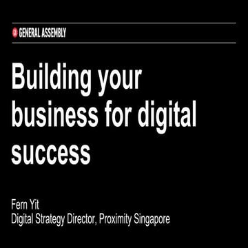 GA - Building your business for digital success