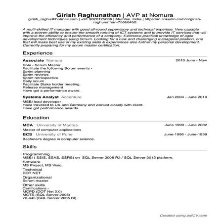 Resume_Rajeev | DOCX