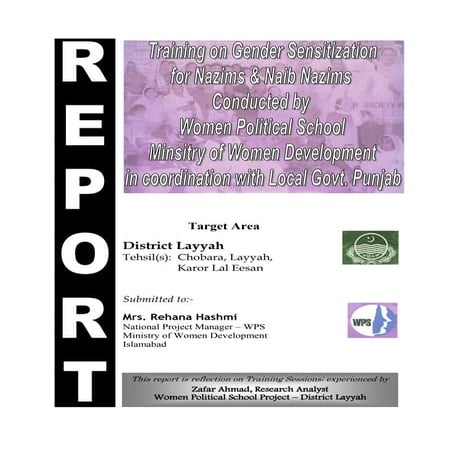 Trainings Evaluation Reports WPS Phase-II Layyah