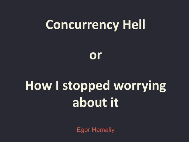 Ruby Concurrency
