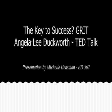 MHensman ED 562 3 Min Presntation