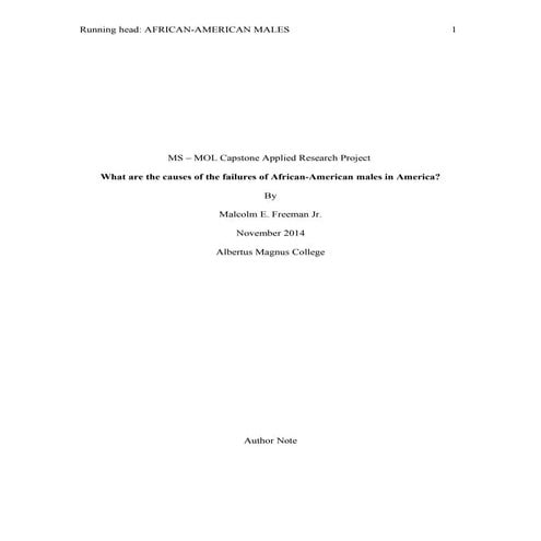 Capstone Final Project (African-American males)(1) | DOC