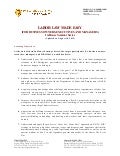 Labor Law Made Easy In-House Seminar Outline ver6